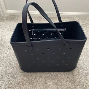 XL BOGG BAG Dark Blue  Hobo with Bogg Brrr Cooler Insert